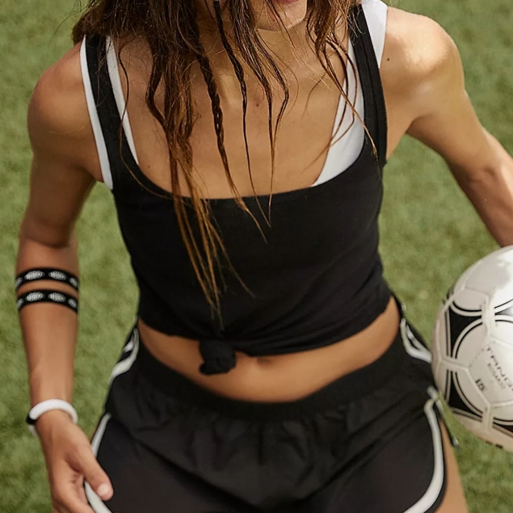 FP MOVEMENT Black Throw And Go Tank NWT - Picture 1 of 3